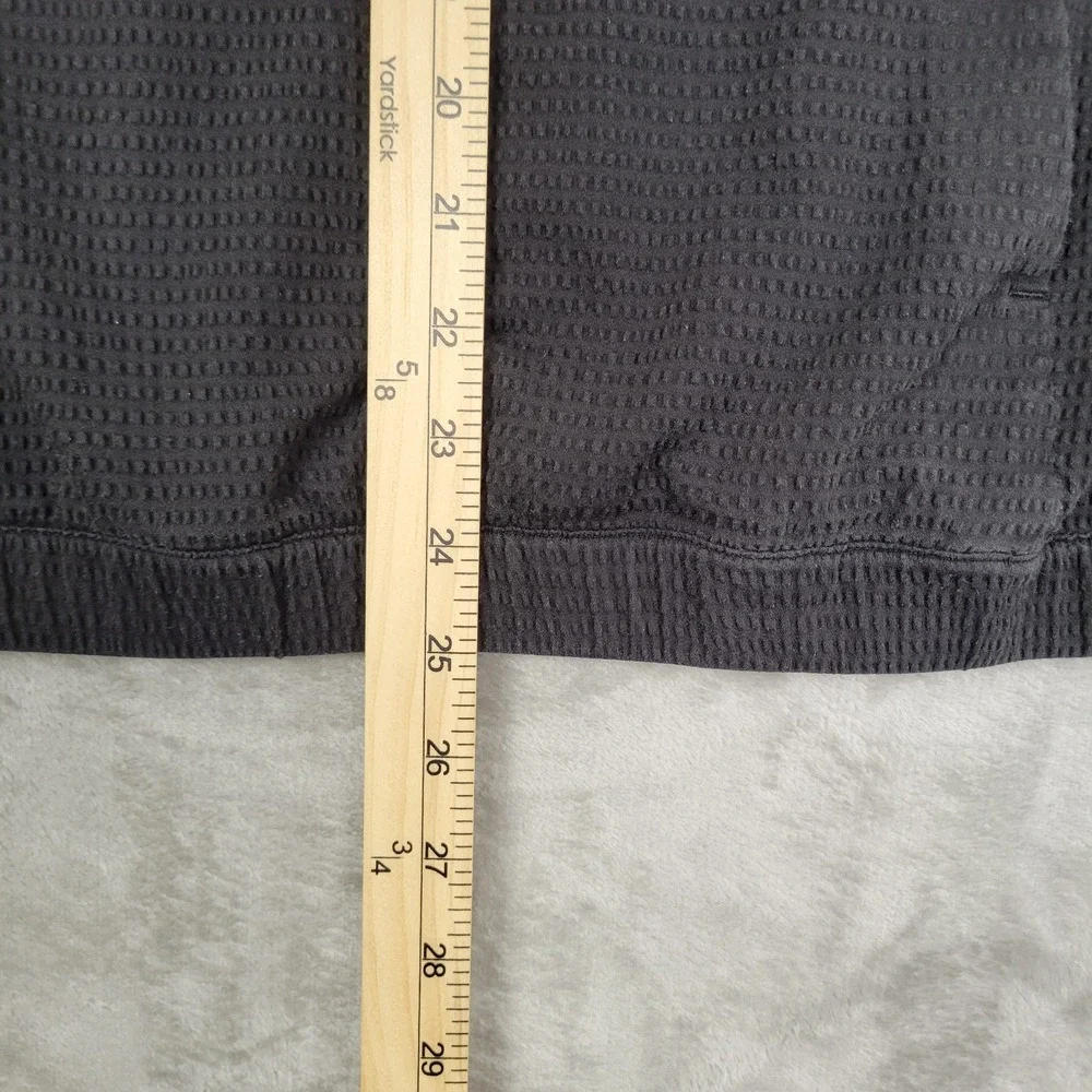 Lululemon Jacket Women's 6 Black 1/4 Zip Pullover Mock Neck Front Pocket Warmers